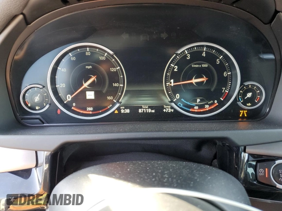 2018 BMW X6 xDrive35i with VIN 5UXKU2C52J0Z61957, listed as a Copart auction lot 73596543 with 87,119 mi miles. Bid and sale history available at carsss.com. Image 9.