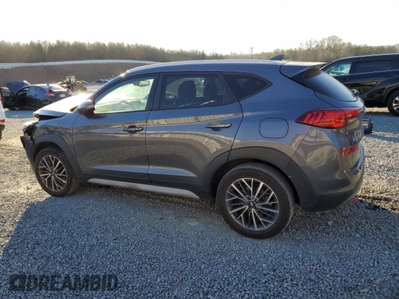 2019 Hyundai Tucson Sport with VIN KM8J33AL7KU950109, listed as a Copart auction lot 86636104 with 53,369 mi miles and Salvage Title. Bid and sale history available at carsss.com. Image 2.