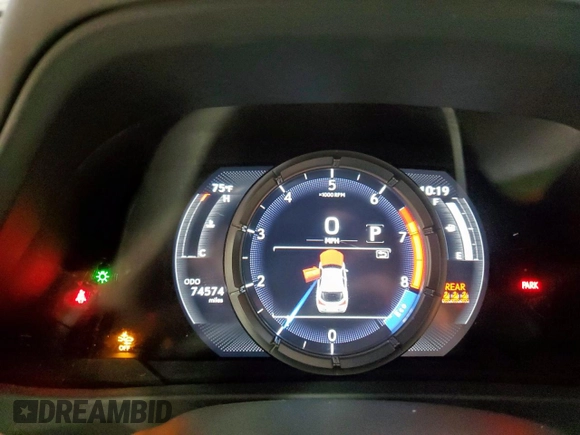 2019 Lexus UX 200 with VIN JTHY3JBH8K2000465, listed as a Copart auction lot 56873895 with 74,574 mi miles and Salvage title. Bid and sale history available at DreamBid. Image 9.