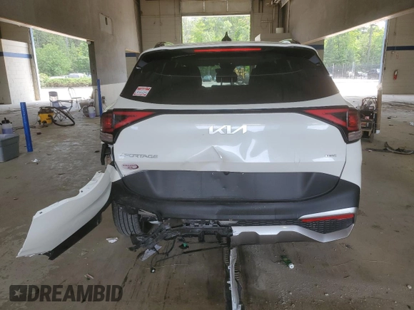 2023 Kia Sportage EX with VIN KNDPVCAG3P7022542, listed as a Copart auction lot 59915025 with 24,761 mi miles and Salvage title. Bid and sale history available at DreamBid. Image 6.