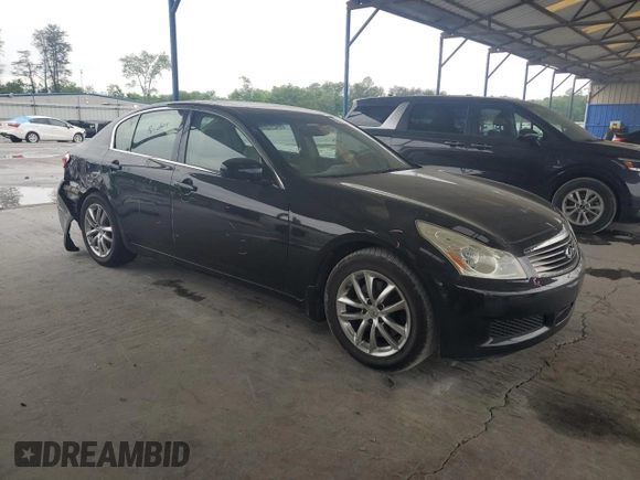 2008 Infiniti G35 Journey with VIN JNKBV61E08M224959, listed as a Copart auction lot 53390875 with Not Provided miles and Salvage Title. Bid and sale history available at DreamBid. Image 4.