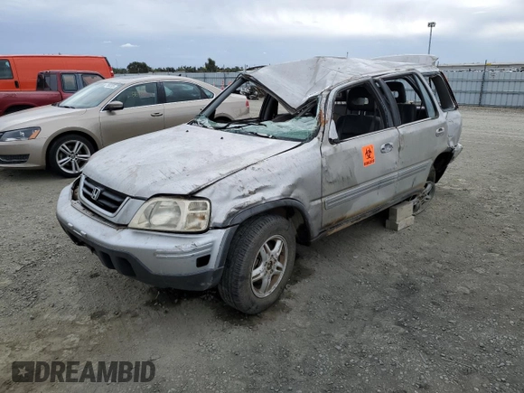 2001 Honda CR-V SE with VIN JHLRD18751C033260, listed as a Copart auction lot 76145264 with 246,276 mi miles and Salvage Title. Bid and sale history available at carsss.com. Image 1.