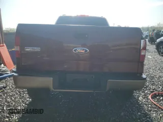 2005 Ford F-150 XLT with VIN 1FTPX14575NB53684, listed as a Copart auction lot 51509225 with 193,410 mi miles and Salvage Title. Bid and sale history available at carsss.com. Image 6.