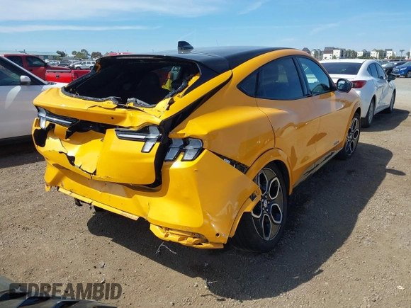 2023 Ford Mustang Mach-E GT with VIN 3FMTK4SE9PMA37249, listed as a IAAI auction lot 41895122 with 25,614 mi miles and . Bid and sale history available at DreamBid. Image 4.