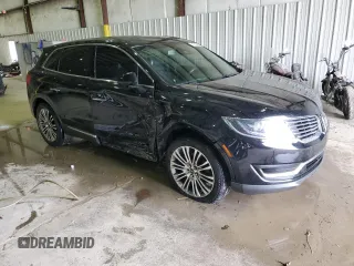 2016 Lincoln MKX Reserve with VIN 2LMTJ8LR1GBL68215, listed as a Copart auction lot 47885315 with 118,516 mi miles and Salvage Title. Bid and sale history available at DreamBid. Image 4.