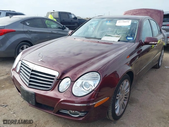 2008 Mercedes-Benz E-Class Luxury 3.5L with VIN WDBUF87X78B309898, listed as a IAAI auction lot 41238056 with 29,479 mi miles. Bid and sale history available at carsss.com. Image 2.