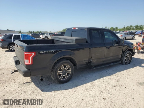2016 Ford F-150 XL with VIN 1FTEX1CPXGKG04282, listed as a Copart auction lot 52522565 with 167,022 mi miles and Salvage title. Bid and sale history available at DreamBid. Image 3.
