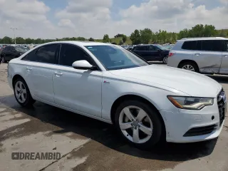 2012 Audi A6 Premium Plus with VIN WAUGGAFC5CN127963, listed as a Copart auction lot 63074335 with 140,979 mi miles and Salvage title. Bid and sale history available at DreamBid. Image 4.