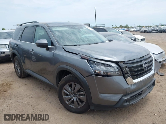 2024 Nissan Pathfinder SV with VIN 5N1DR3BA9RC276196, listed as a IAAI auction lot 42761906 with 31,693 mi miles and . Bid and sale history available at DreamBid. Image 1.