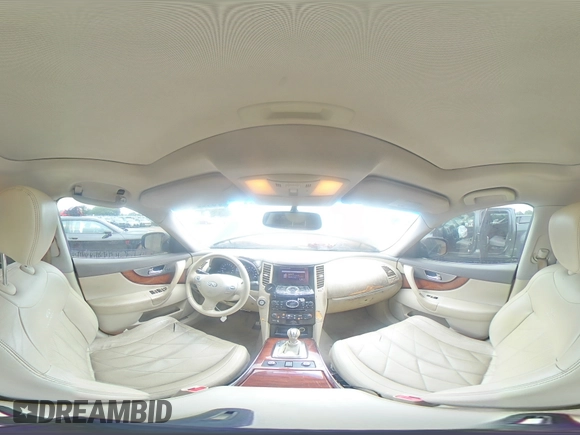2012 Infiniti FX with VIN JN8AS1MW2CM152348, listed as a Copart auction lot 54661095 with 190,772 mi miles and Salvage title. Bid and sale history available at DreamBid. Image 14.