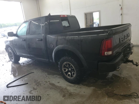 2016 Ram 1500 Rebel with VIN 1C6RR7YT6GS105815, listed as a Copart auction lot 54253235 with 150,511 mi miles and Salvage title. Bid and sale history available at DreamBid. Image 2.