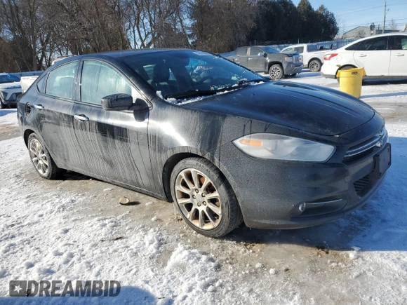 2013 Dodge Dart Limited with VIN 1C3CDFCH1DD132063, listed as a Copart auction lot 43979355 with 247,413 mi miles and Clean Title. Bid and sale history available at DreamBid. Image 4.