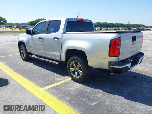 2020 Chevrolet Colorado 2WD Work Truck with VIN 1GCGSBEA1L1105425, listed as a IAAI auction lot 42150316 with 154,623 mi miles. Bid and sale history available at carsss.com. Image 3.