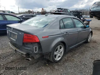 2004 Acura TL with VIN 19UUA66234A005706, listed as a Copart auction lot 50957245 with 98,055 mi miles and Salvage Title. Bid and sale history available at carsss.com. Image 3.