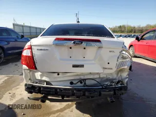 2012 Ford Fusion SEL with VIN 3FAHP0JG4CR185772, listed as a Copart auction lot 53104705 with 78,972 mi miles and Salvage Title. Bid and sale history available at carsss.com. Image 6.