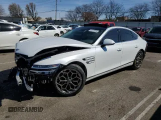2021 Genesis G80 2.5T with VIN KMTGB4SC5MU046138, listed as a Copart auction lot 47270694 with 36,113 mi miles and . Bid and sale history available at carsss.com. Image 1.