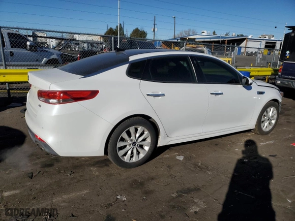 2018 Kia Optima EX with VIN 5XXGU4L3XJG234534, listed as a Copart auction lot 89208995 with 90,171 mi miles and Salvage Title. Bid and sale history available at carsss.com. Image 3.