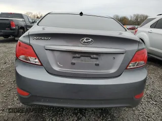 2015 Hyundai Accent GLS with VIN KMHCT4AEXFU817530, listed as a Copart auction lot 84663344 with 125,410 mi miles and Salvage Title. Bid and sale history available at carsss.com. Image 6.