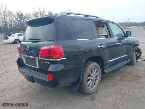 2010 Lexus LX 570 with VIN JTJHY7AX8A4053567, listed as a IAAI auction lot 41726771 with NaN miles. Bid and sale history available at carsss.com. Image 4.