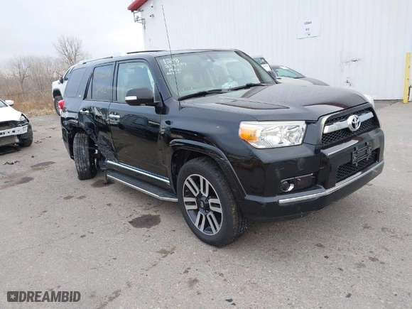 2012 Toyota 4Runner SR5 with VIN JTEBU5JR4C5108163, listed as a IAAI auction lot 41072874 with 165,564 mi miles. Bid and sale history available at carsss.com. Image 1.