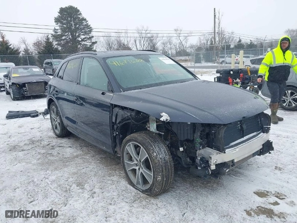 2019 Audi Q5 Premium Plus with VIN WA1BNAFY5K2094343, listed as a IAAI auction lot 41619628 with 64,613 mi miles. Bid and sale history available at carsss.com. Image 6.