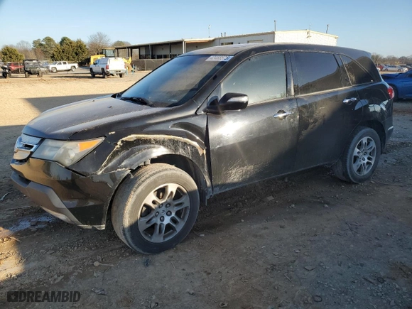 2007 Acura MDX with VIN 2HNYD28217H525478, listed as a Copart auction lot 42488575 with 292,913 mi miles and Salvage Title. Bid and sale history available at carsss.com. Image 1.