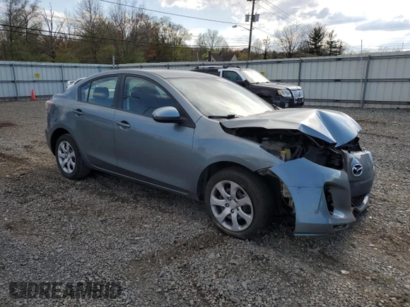 2013 Mazda 3 i SV with VIN JM1BL1TF8D1709748, listed as a Copart auction lot 53201555 with Not Provided miles and Salvage Title. Bid and sale history available at DreamBid. Image 4.