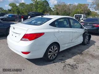 2017 Hyundai Accent SE with VIN KMHCT4AE7HU333088, listed as a IAAI auction lot 41489380 with 62,091 mi miles. Bid and sale history available at carsss.com. Image 4.