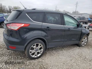 2015 Ford Escape Titanium with VIN 1FMCU0J91FUA46464, listed as a Copart auction lot 52618545 with 173,406 mi miles and Salvage Title. Bid and sale history available at carsss.com. Image 3.