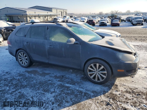 2010 Volkswagen Jetta SportWagen S with VIN 3VWKX7AJXAM628051, listed as a Copart auction lot 41629895 with 154,372 mi miles and Salvage Title. Bid and sale history available at carsss.com. Image 4.