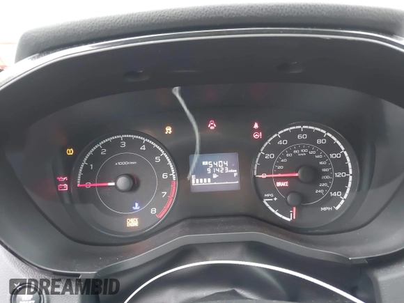 2019 Subaru Impreza with VIN 4S3GTAA69K1711062, listed as a IAAI auction lot 42187136 with 91,423 mi miles and . Bid and sale history available at DreamBid. Image 7.