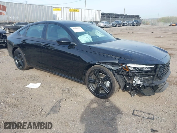 2025 Honda Accord Sport-L with VIN 1HGCY2F72SA029021, listed as a IAAI auction lot 42124355 with 3,768 mi miles and . Bid and sale history available at DreamBid. Image 1.