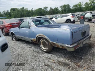 1983 Chevrolet El Camino z VIN 1GCCW80H6DR289404, wystawiony jako Copart lot #57524685 z przebiegiem 66 561 mil mil oraz Czysty tytuł • Clean title. Historia ofert i sprzedaży dostępna na DreamBid. Obrazek 2.