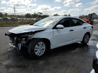 2025 Nissan Sentra S with VIN 3N1AB8BV6SY226576, listed as a Copart auction lot 54365435 with 7,478 mi miles and Non Repairable. Bid and sale history available at DreamBid. Image 1.
