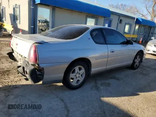 2002 Chevrolet Monte Carlo LS with VIN 2G1WW12E529100572, listed as a Copart auction lot 45716535 with 286,357 mi miles and Salvage Title. Bid and sale history available at carsss.com. Image 3.