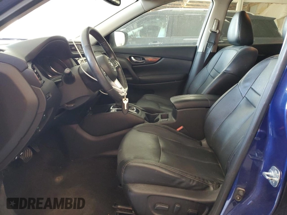 2017 Nissan Rogue SV with VIN 5N1AT2MV2HC878595, listed as a Copart auction lot 65213435 with 124,034 mi miles and Salvage title. Bid and sale history available at DreamBid. Image 7.