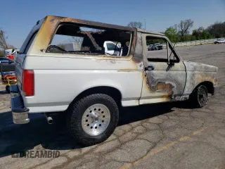 1993 Ford Bronco Custom with VIN 1FMEU15H2PLA02559, listed as a Copart auction lot 53319455 with Not Provided miles and Non Repairable. Bid and sale history available at DreamBid. Image 3.