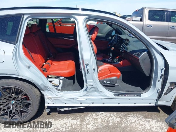 2022 BMW X3 M with VIN 5YM13EC03N9L12134, listed as a IAAI auction lot 41808715 with 40,064 mi miles. Bid and sale history available at carsss.com. Image 6.