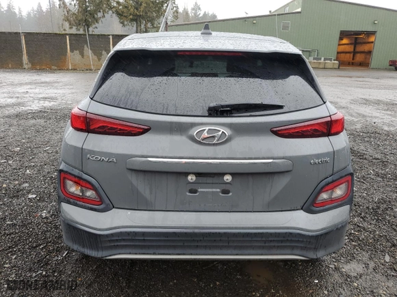 2021 Hyundai Kona Electric Limited with VIN KM8K33AG9MU129863, listed as a Copart auction lot 45430165 with 45,378 mi miles and Salvage Title. Bid and sale history available at carsss.com. Image 6.