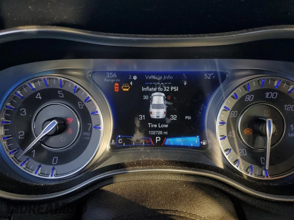 2018 Chrysler 300 Touring L with VIN 2C3CCAAG2JH320038, listed as a Copart auction lot 55276024 with 102,726 mi miles and Non Repairable. Bid and sale history available at carsss.com. Image 9.