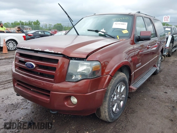 2007 Ford Expedition Max Limited z VIN 1FMFK20517LA25442, wystawiony jako IAAI lot #42319803 z przebiegiem 183 533 mil mil oraz . Historia ofert i sprzedaży dostępna na DreamBid. Obrazek 2.