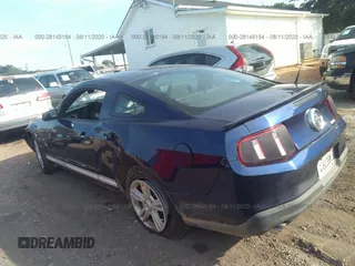 2012 Ford Mustang Premium with VIN 1ZVBP8AM0C5262741, listed as a IAAI auction lot 28145154 with 193,133 mi miles and . Bid and sale history available at carsss.com. Image 3.