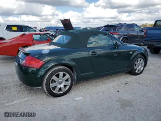 2003 Audi TT with VIN TRUTC28N631009841, listed as a Copart auction lot 78074124 with 0 mi miles and Salvage Title. Bid and sale history available at carsss.com. Image 3.