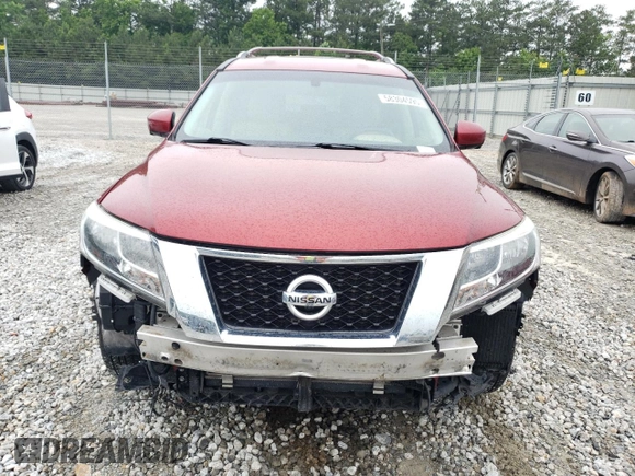 2016 Nissan Pathfinder Platinum with VIN 5N1AR2MN8GC646032, listed as a Copart auction lot 58304595 with 79,979 mi miles and Salvage title. Bid and sale history available at DreamBid. Image 5.