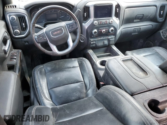 2020 GMC Sierra 1500 SLT with VIN 3GTP8DED9LG292449, listed as a Copart auction lot 55072415 with 134,040 mi miles and Salvage title. Bid and sale history available at DreamBid. Image 8.