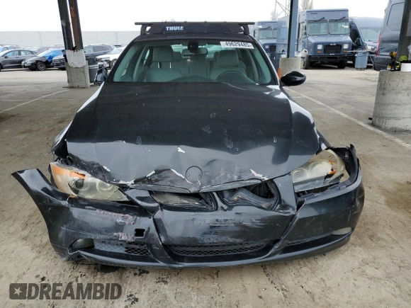 2007 BMW 3 Series 328i with VIN WBAVC53587FZ77036, listed as a Copart auction lot 49629485 with 188,825 mi miles and Clean Title. Bid and sale history available at carsss.com. Image 5.