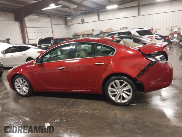 2014 Buick Regal Premium I z VIN 2G4GN5EX5E9266948, wystawiony jako IAAI lot #40739406 z przebiegiem 107 488 mil mil oraz . Historia ofert i sprzedaży dostępna na DreamBid. Obrazek 14.