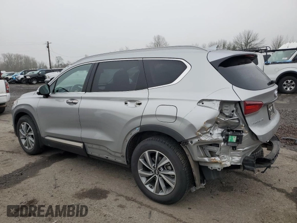 2020 Hyundai Santa Fe Limited with VIN 5NMS5CADXLH187314, listed as a Copart auction lot 87905395 with 35,904 mi miles and Salvage Title. Bid and sale history available at DreamBid. Image 2.