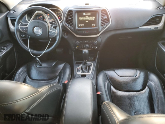 2017 Jeep Cherokee Limited with VIN 1C4PJLDS1HW547439, listed as a Copart auction lot 49099905 with 126,372 mi miles and Salvage Title. Bid and sale history available at carsss.com. Image 8.