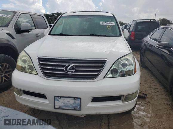 2008 Lexus GX 470 with VIN JTJBT20X480158729, listed as a Copart auction lot 74204164 with 0 mi miles and Non Repairable. Bid and sale history available at carsss.com. Image 5.